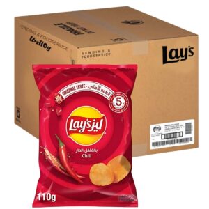 Lays Chili Potato Chips 16x110g