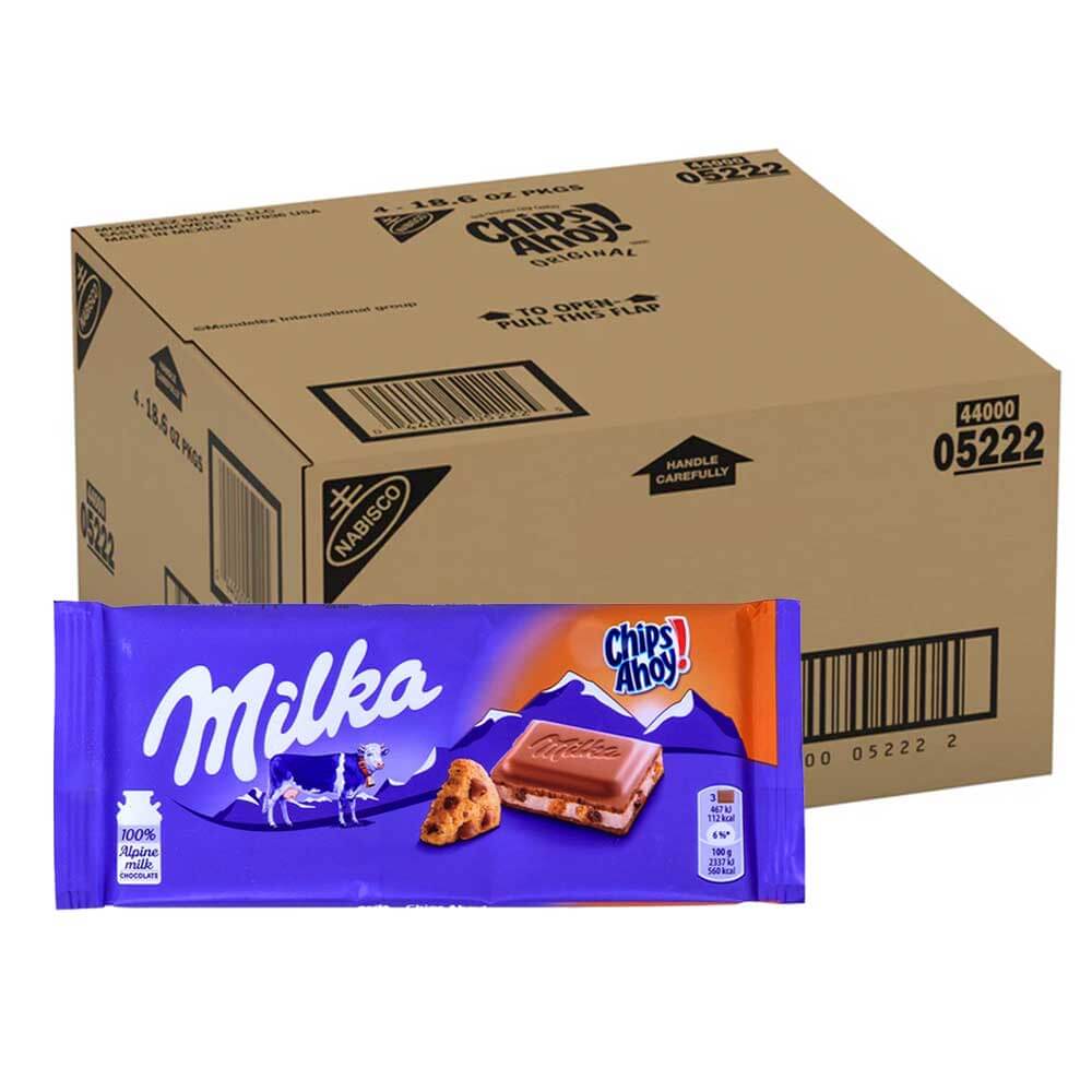 Milka Chips Ahoy Chocolate 4x20x100g