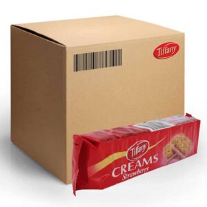 iffany Strawberry Cream Biscuit 24 x 84g