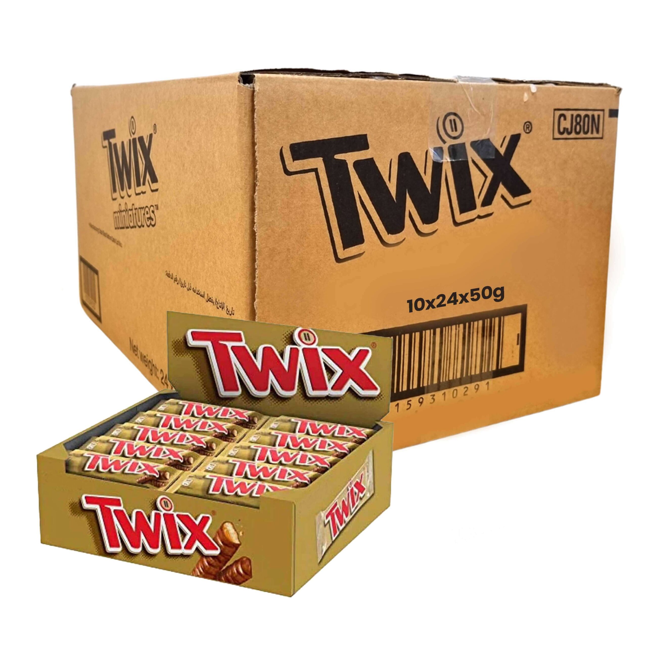 Twix Chocolate 10x24x50g scaled