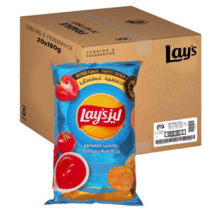 lays ketchup potato chips 16x110g