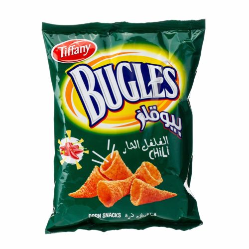 Tiffany Bugles Chili Chips 75g- Grocery near me- Online Store near me- Corn Chips- Snacks- Entertainment