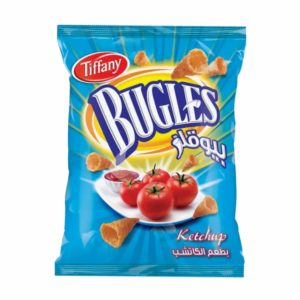 Tiffany Bugles Ketchup Chips 75g- Grocery near me- Online Store Near Me- Chips- Snacks