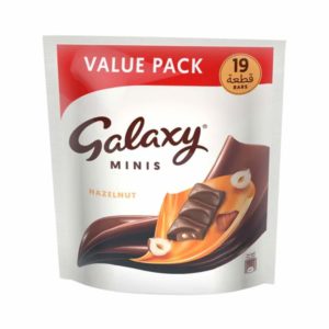 Galaxy Minis Hazelnut Chocolate 237.5g- Grocery near me- Online Store near me- Galaxy Chocolate Bar- Mini Chocolate- Snacks