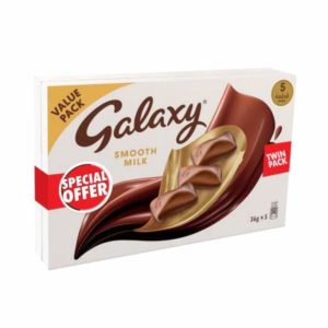 Galaxy Smooth Milk-Chocolate Bars 5x36g- Grocery near me- Online Store near me- Milk Chocolate Bar- Snacks