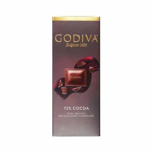 Godiva 72% Dark Chocolate Bar 90g- Grocery near me- Online Store near me- Dark Chocolate Bar- Snacks- Healthy Chocolate Bar