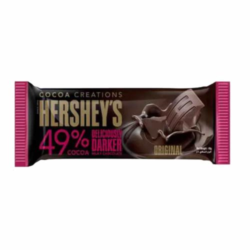 Hershey's Creation Dark Chocolate Bar 40g- Grocery near me- Online Store near me- Chocolate Bar- Protein- Sweets- Hershey's