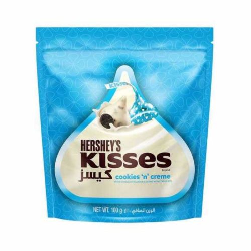 Hershey's Kisses Cookies N Cream Chocolate- Grocery near me- Online Store near me- Hersheys Kisses- White Chocolate Cookies N Cream- sweets