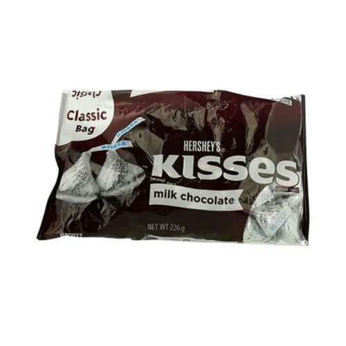 Hershey's Kisses Silver Classic Milk Chocolate 226g- Grocery near me- Online Store near me- Kisses chocolate- Creamy Chocolate- Milk chocolate
