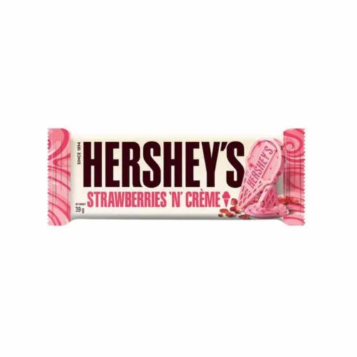 Hershey's Strawberries N Cream Candy Bar 39g- Grocery near me- Online Store Near Me- Chocolate Lover- Sweets- Hersheys Chocolate