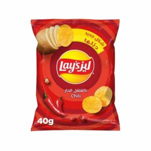 Lay's Chili Chips 40g- Grocery near me- Online Store near me- Potato chips- Snacks- Entertainment