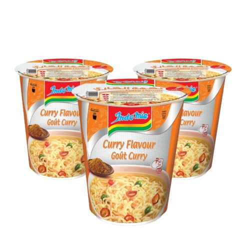 Indomie Instant Cup Noodles Curry 3x60g- Grocery near me- Online Store near me- Instant Cup Noodles- Quick Meal- Soup