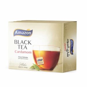 Amazon Black Tea Bags with Cardamom 100x2g- Grocery near me- Online Store near me- Healthy Drinks- Cardamom Tea- Black Tea-Drink Beverages