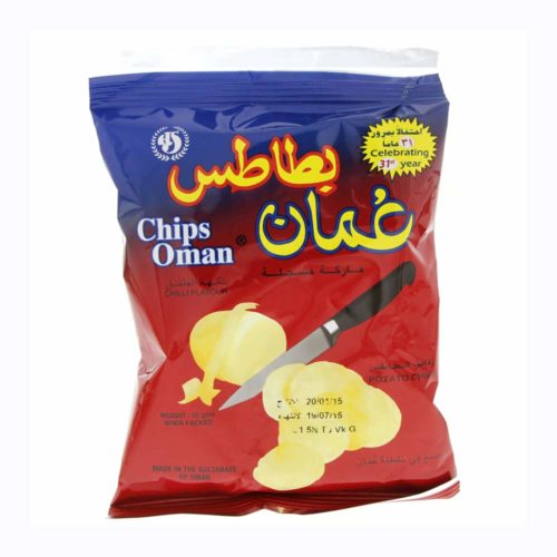 Chips Oman Chili Flavor 15g- Grocery near me- Online Store near me- Potato Chips- Spicy Chips