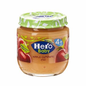 Hero Baby Apple-Compote 125g- Grocery near me- online Store near me- Baby Food- Baby Care- Healthy Baby Food