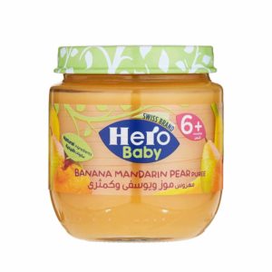 Hero Baby Mandarin-Banana-Pear 125g- Grocery near me- Online Store near me- Baby Food- Healthy Baby Food- Baby Care- Infant