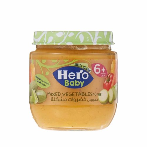 Hero Baby Mixed-Vegetable 125g- Grocery near me- Online Store near me- Offers and Deals- Baby Products- baby Food- Infant Healthy baby Food- Baby care