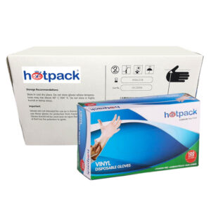 Hotpack Vinyl Gloves Powder free XL 10x100pcs