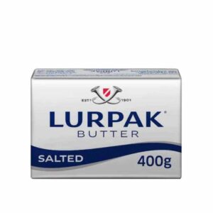 Lurpak Butter Salted 400g- Grocery near me- Online Store near me- Baking- Pastry- Cookies, Butter Cooking- salted butter- 400g block