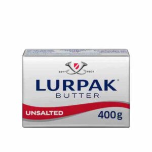 Lurpak Butter Block Unsalted 400g- Grocery near me- Online Store near me- Baking- Pastry- Cookies- Butter cooking- Sweets