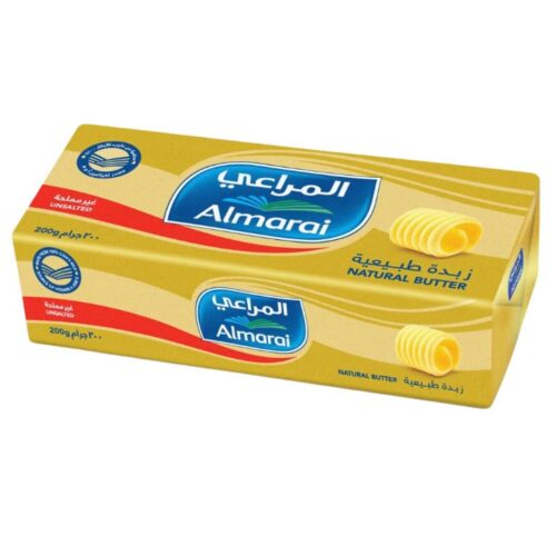 Almarai Natural Butter Unsalted 200g