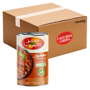 حدائق كالفورنيا فول بالصلصة 24x450جم