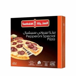 Sunbulah Special Pepperoni Pizza 470g- Grocery near me- Online store near me- Frozen Pizza- Frozen food- Peperoni-Snacks