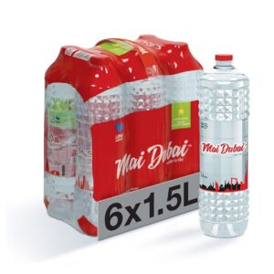 Mai Dubai Water 6x1.5Ltr- Grocery near me- Online store near me- Drink Beverages- Refreshing drinks- Natural Mineral Water
