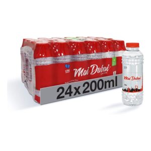 Mai Dubai Drinking Water Bottles 24x200ml- Grocery near me- Online Store near me- Drink Beverages- Refreshing Drinks- Natural Mineral Water- Mai Dubai