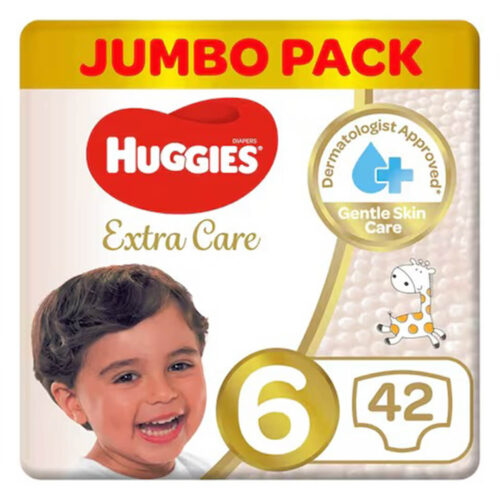 Huggies Extra Care  Jumbo Pack Diapers Size 6(15+ kg)