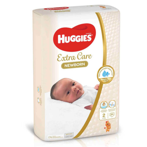 Huggies Extra Care Jumbo Pack Newborn Size 2 (4 - 6 kg)