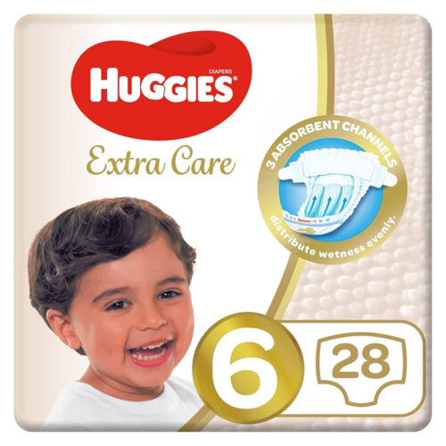 Huggies Extra Care Value Pack Size 6(15+ kg) 28pcs