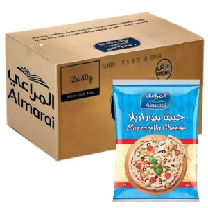 Almarai Mozzarella Shredded Cheese Lite 12x180g