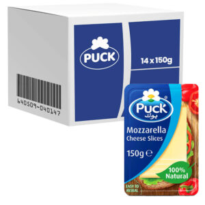 Puck Mozzarella Cheese Slices 14 x150 g