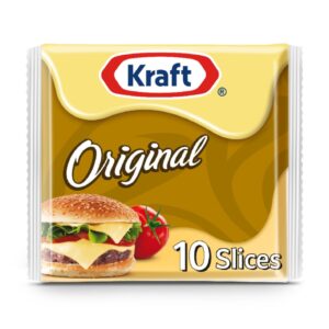 Kraft Original Sliced Cheese 200g- grocery near me- online store near me- kraft original- 10 slices cheese- cheddar cheese- sandwiches- hamburger
