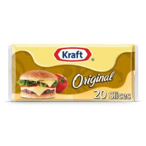 Kraft Original Sliced Cheese 400g- grocery near me- online store near me- 20 slices cheese- kraft original cheese- cheddar cheese- hamburger- sandwiches