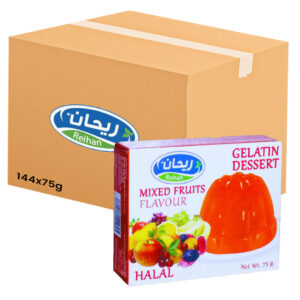 جيلي بنكهة الفواكة المشكلة 144x75جم