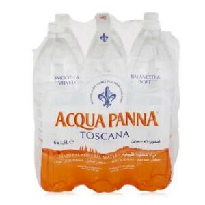 Acqua Panna Toscana Natural Mineral Water 6x1.5ltr