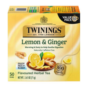 Twining's Lemon Ginger Green Tea 50s