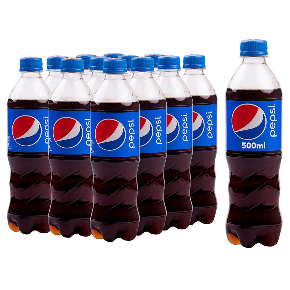 pepsi-12x500ml organic drinks supplier Pepsi bottles distributor UAE