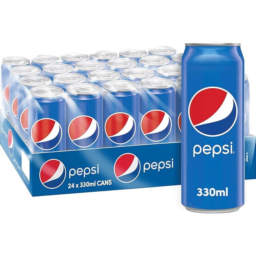 Pepsi Can cola drink 24 Pcs x 330ml Pepsi Quality Beverages