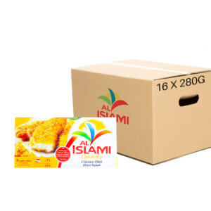 Bulk islami chicken fillet Al Islami Chicken Fillet Chicken fillet wholesale Al islami fillet suppliers Chicken fillet distributors 16 pcs x 280g