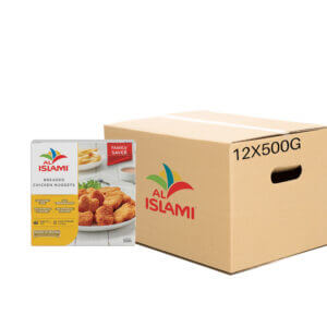 Al Islami Chicken Nuggets Al Islami Nuggets wholesale Chicken Nuggets Distributor Nuggets box food suppliers Bulk small nuggets box 12x500g