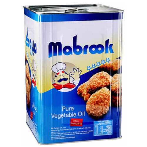 مبروك زيت نباتي صفيح
