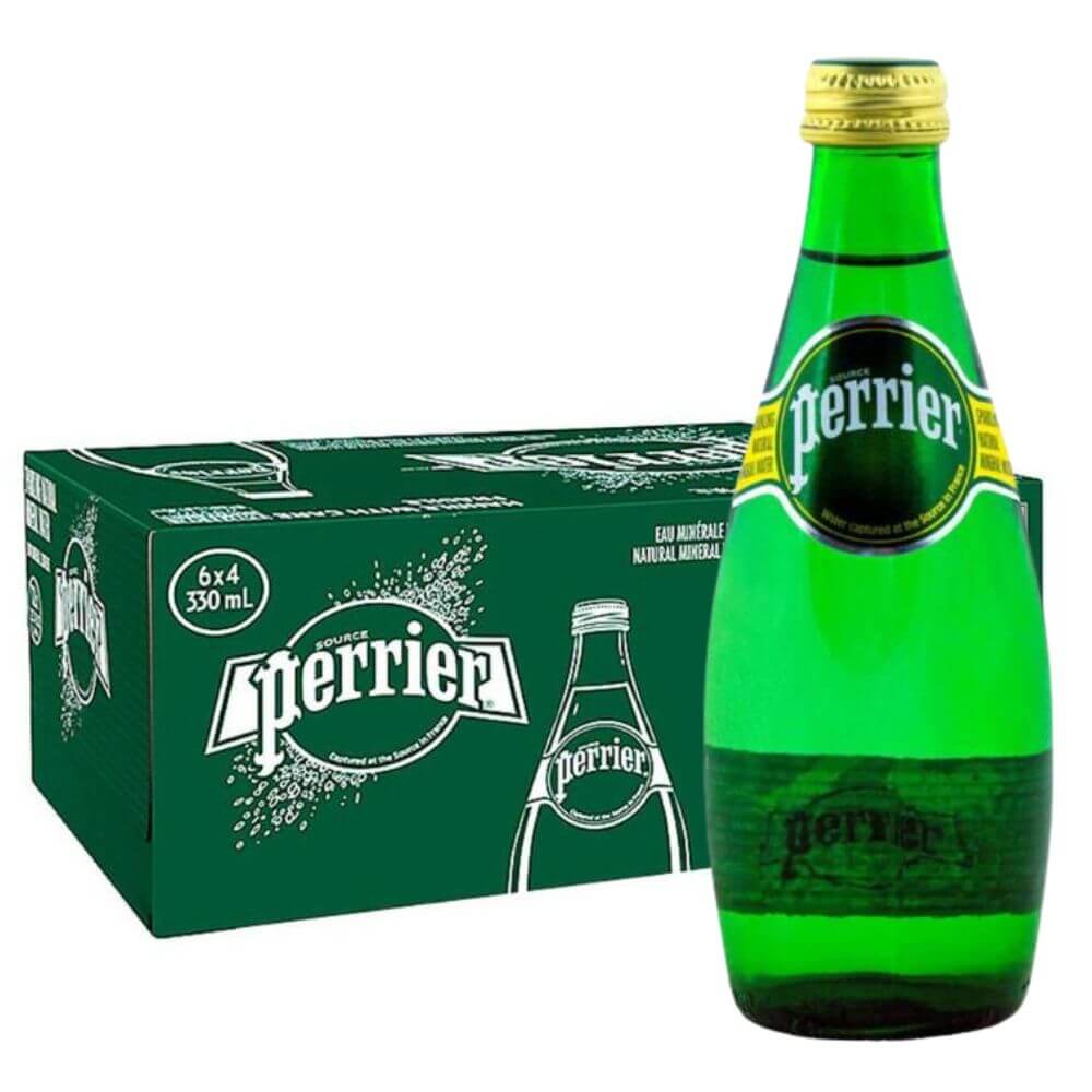 Perrier Carbonated Mineral Water 24x330ml