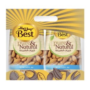 Pure Natural Almonds 325g Natural Almonds Twin Pack Natural Almonds Bag 325g Best natural pure almonds online Pure Natural Premium Almonds
