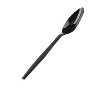 Hotpack Medium Duty Black Spoon tea spoon vs teaspoon plastic fork knife spoon plastic soup spoons nearme plastic fork and spoon set