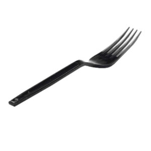 Hotpack Medium Duty Black Fork Order plastic fork online Cutlery Dining Plastic Forks Buy Plastic Fork dubai Heavy Duty Plastic Disposable Forks