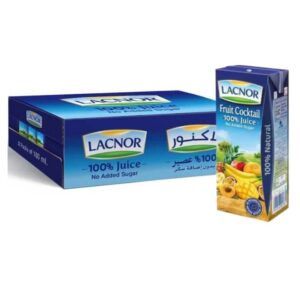 Lacnor fruit cocktail juice NAS 32x180ml