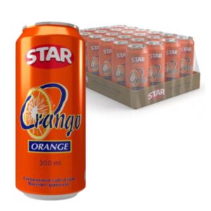 Star Orange Carbonated Soft Drink 300 mlx24